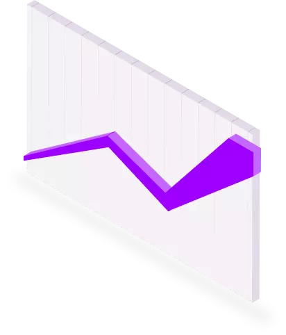 A line chart decorative image